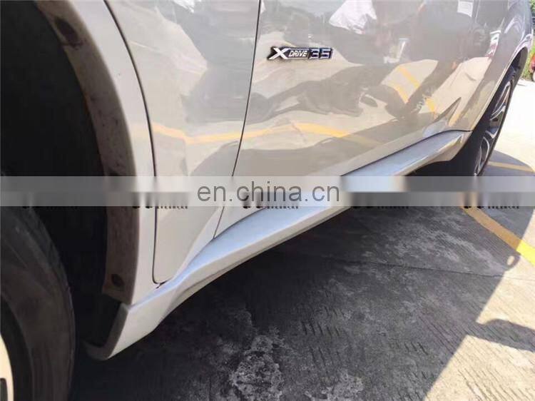 High quality Pu material X6M style body kit for BMW X6 E71 2008-2013 front bumper rear bumper side skirts and fender