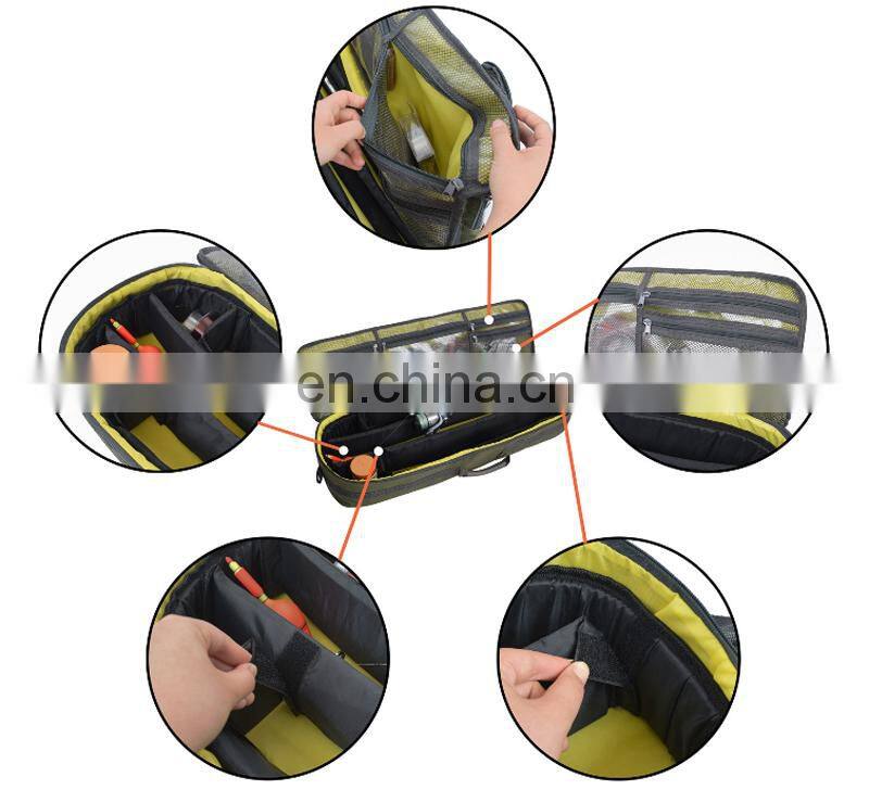 31.4*5.1*9.25 inches Multifunctional Fishing Tackle Storage Case Utility Bag Peche Water-Resistant Fishing Bag
