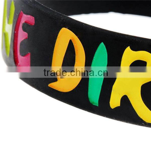 Custom design Cool Men's Silicone Bracelet