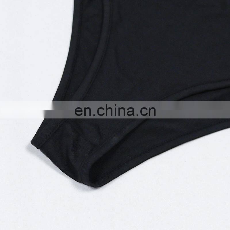 Ladies'sexy club stretch Leotard Leotard High Waist Leotard eyelet lace