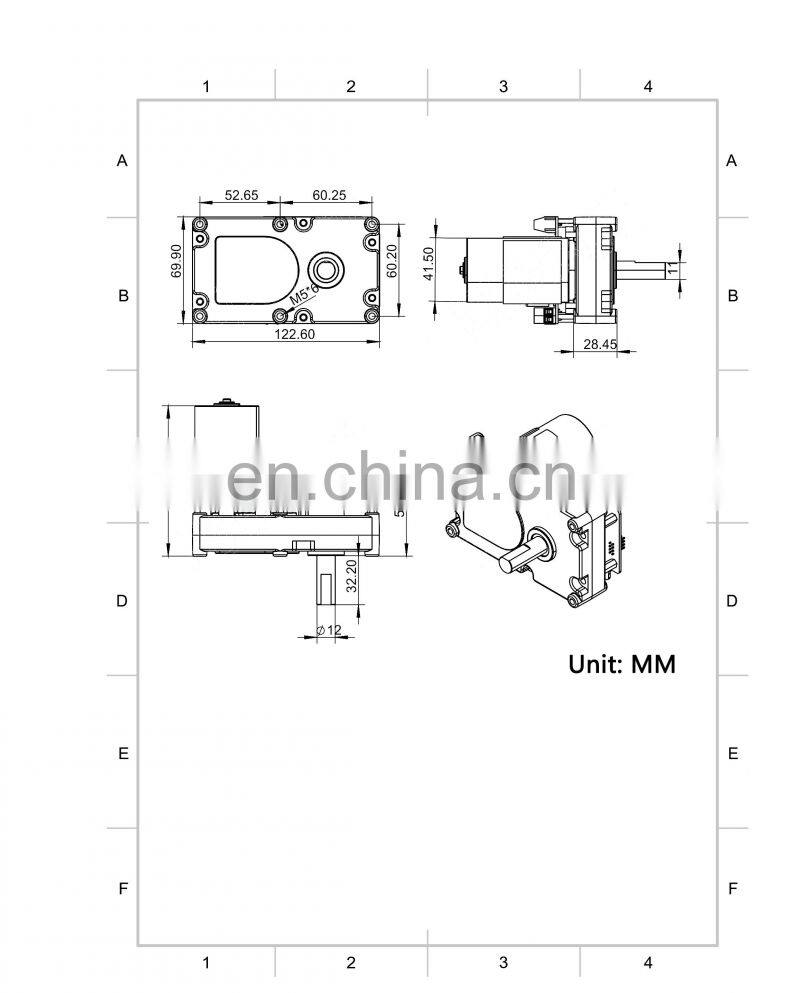 ASMG-MT 500KG High Torque Servo Magnetic Encoder 360-Degree High Torque Steering Servo for Robots