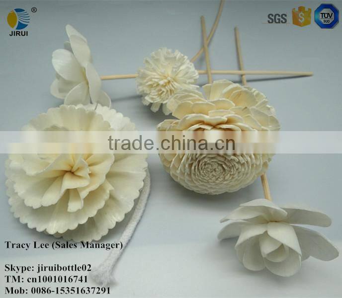 Diffuser bottle stick with flower natural flower white flower for diffuser bottle