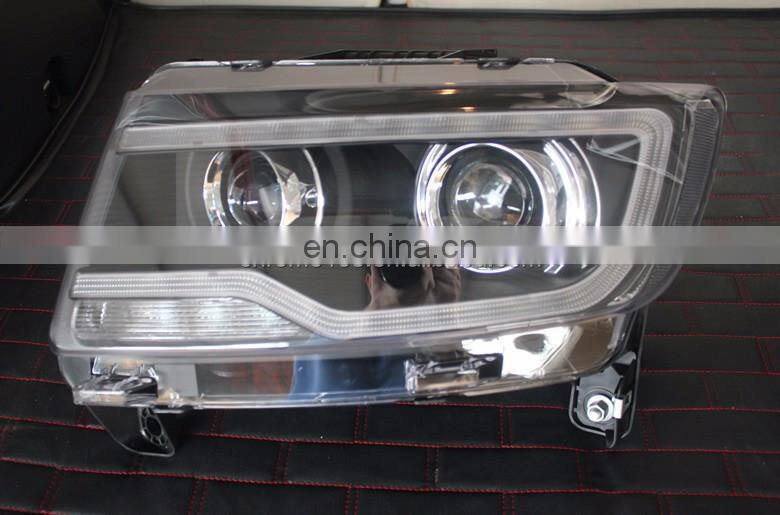 assembly of front headlight for Jeep compass MK 2011+ headlight car accessories