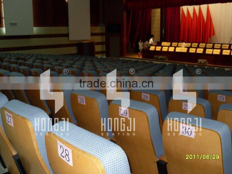 Wooden auditorium with writing tablet HJ62B-L