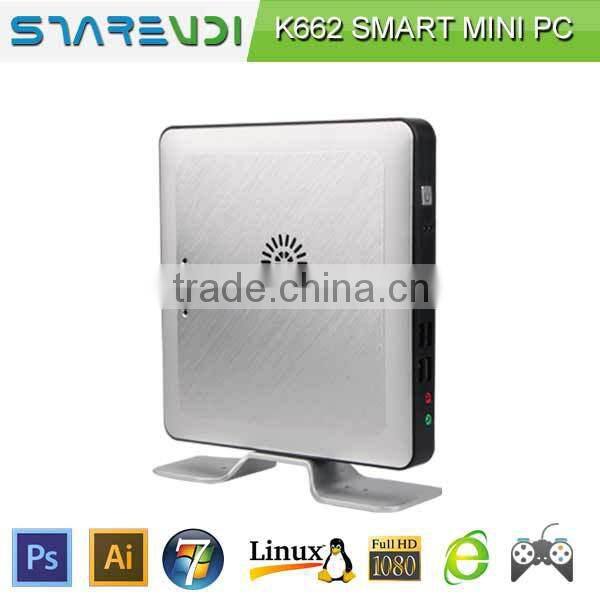 New product Fanless Baytrail Intel Celeron J1900 PXE Booting Sharevdi K662 quad core 2-2.41Ghz 2*USB3.0
