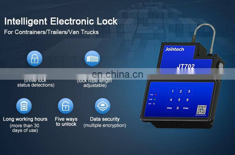 Wholesale keyboard intelligent padlock with gps electronic locking device container e lock