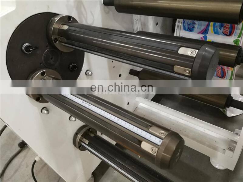 UTS370S High Speed Self Adhesive Label Sticker Cutter Rewinding Machine Price with Turret