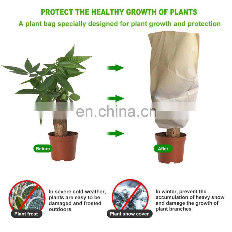 Plant Cover Winter Warm Cover Tree Shrub Plant Protecting Bag Frost Protection for Yard Garden Plants Small Tree