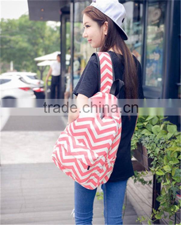 Single shoulder colourful geometric wavy custom designs canvas shopping container white carrying belt chevron messenger bags