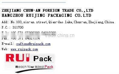 Aluminum cap with a ring