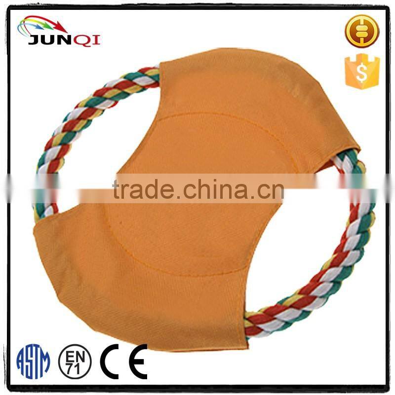 New Pet Products China Pet Toys Manufacture Dog Fabric Nylon Frisbee