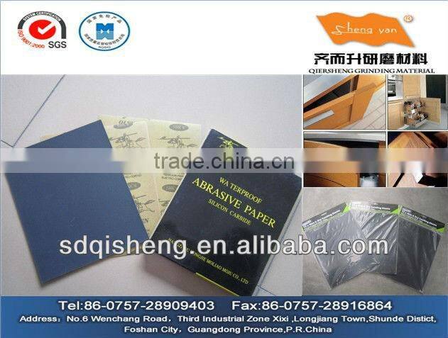 silicon carbide waterproof sandpaper