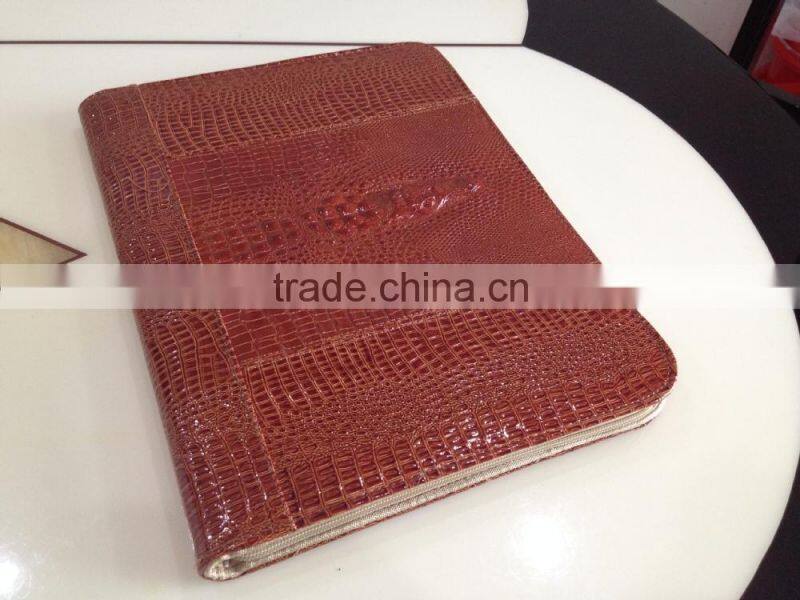 Customized zipper portfolio with calculator inside NS-JLJ0011