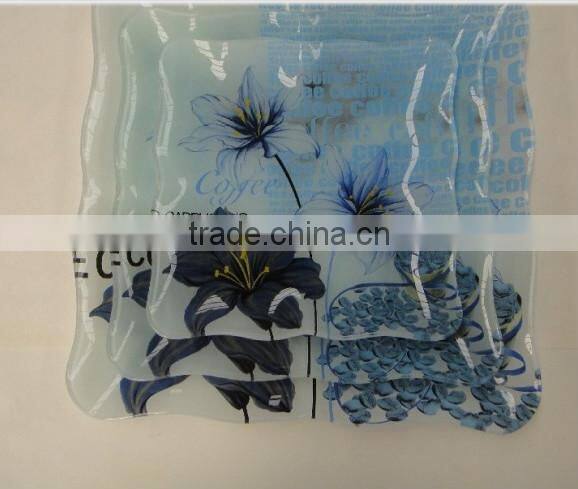 glass plate for table centerpieces fruit plate
