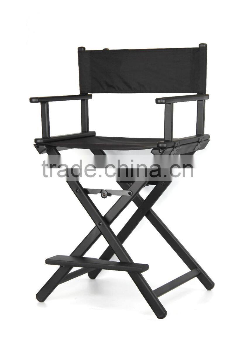 Cheap Beauty salon comfortable fashionable makeup chair, Aluminum metal frame 1680D nylon folding director chair factory