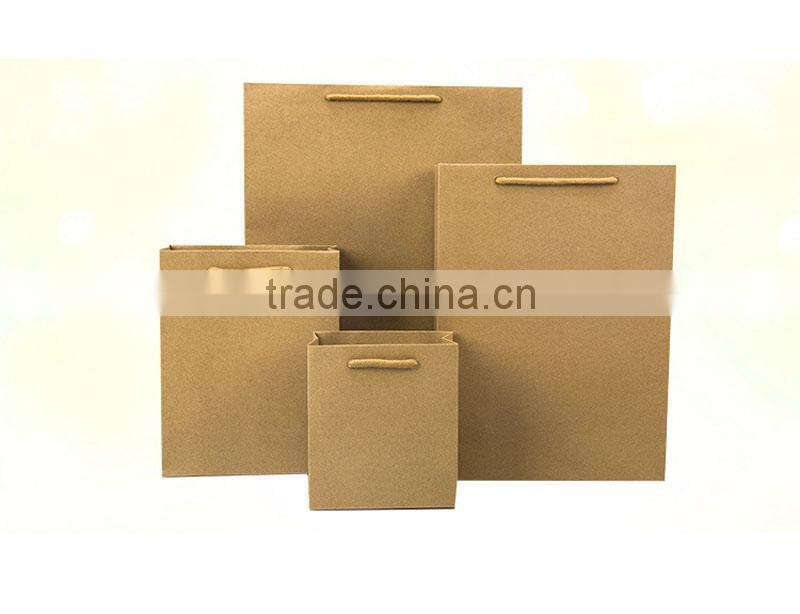 Custom printed full colors pantone bags printing brown paper kraft bag