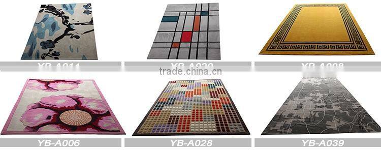 Fashion Design Living Room Polyester Antiflaming 3d Shaggy Tapis Carpets YB-A013