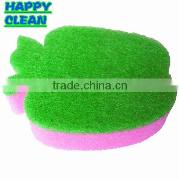 Fruit Shaped Sponge Scouring Pad/ Style Sponge Scouring Pad