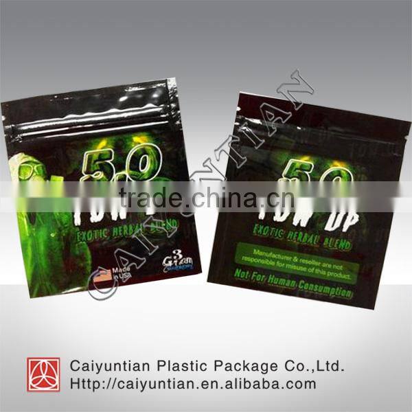 watermelon pouch bag with zipper /zip top foil bag