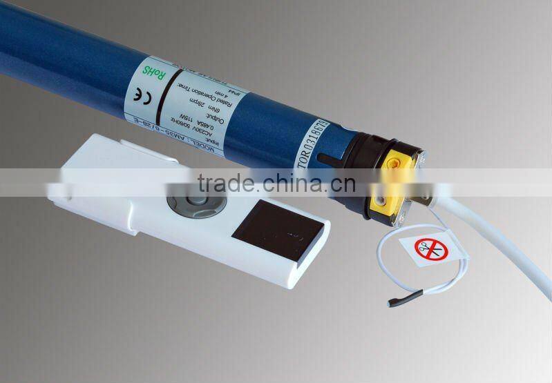 Electric tab tension screen