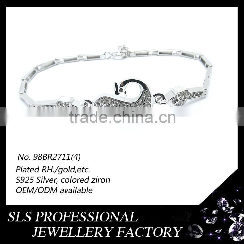 Brazilian bracelet mouse head designs bracelet silver 925 bulk custom bracelet for little boys fashion