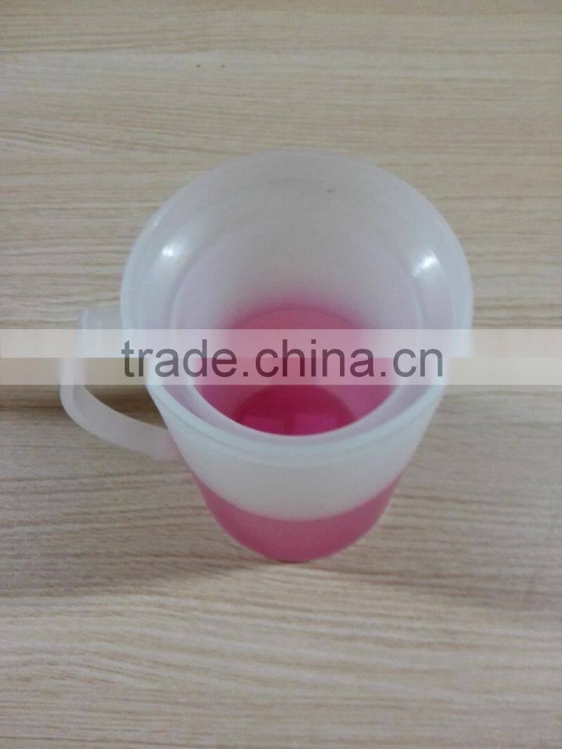 plastic frozen cup with handle