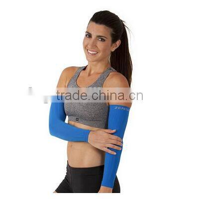 Customized Logo CMYK 4C print Compression Sports Arm Sleeves