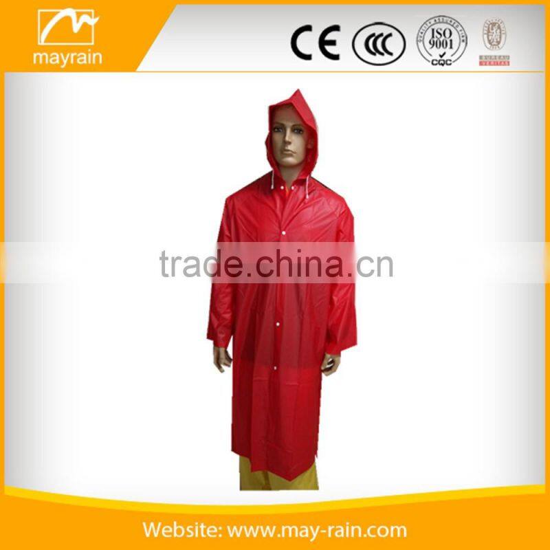 high quality outdoor pvc raincoat