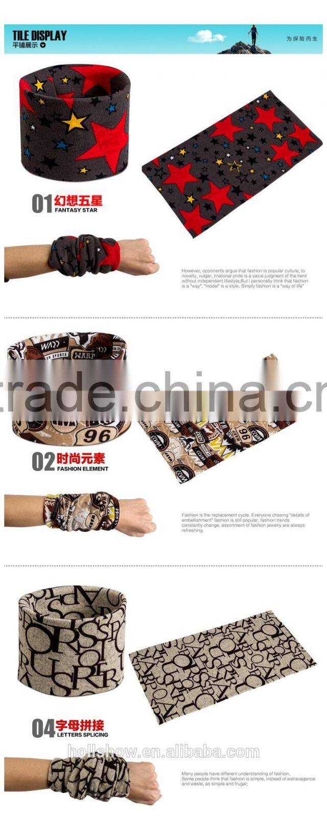 Promotional Acrylic Mutifunctional Bandana Sport Headband Headwear