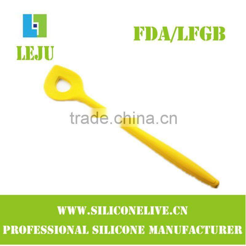 silicone slotted spoon