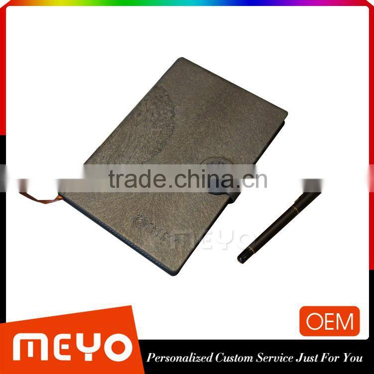 PU Leather Cover Loose Leaf Blank Notebook Diary Gift