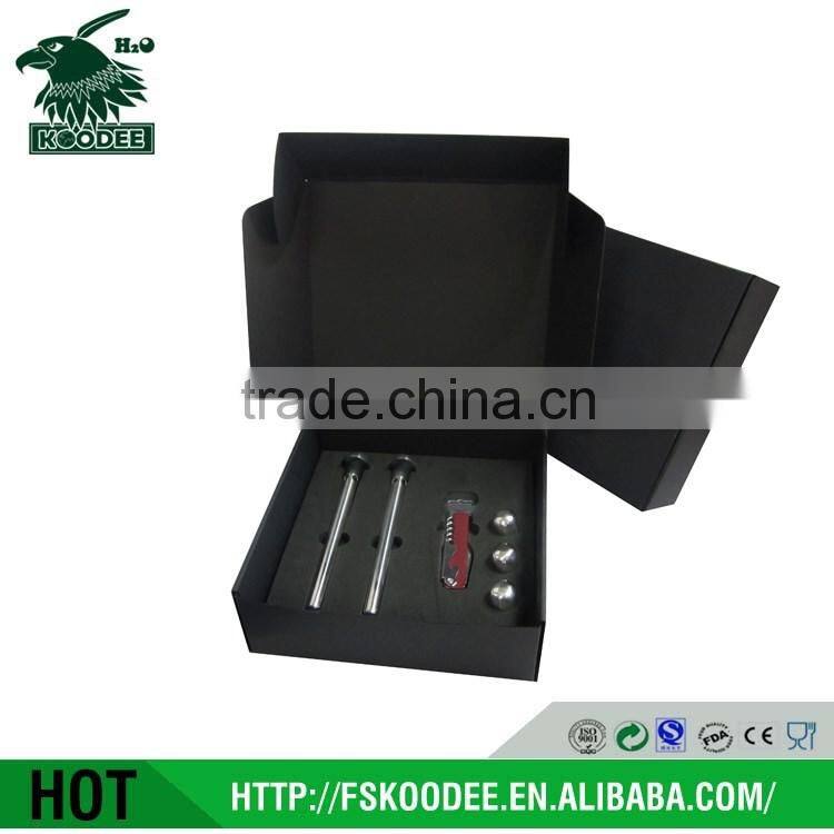 Beer chiller wine gift set