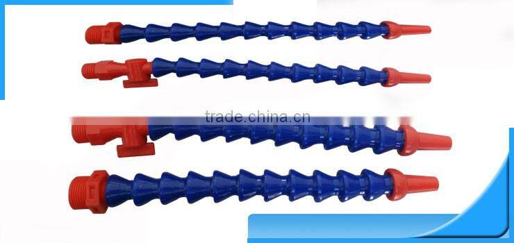 Adjustable plastic cooling tube with magnetic base