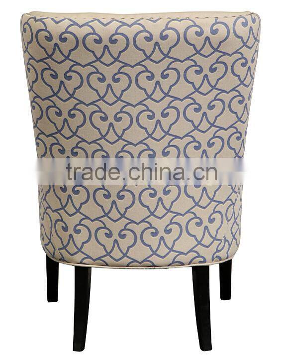 Natural Fibres Wooden Modern Upholstery Chair