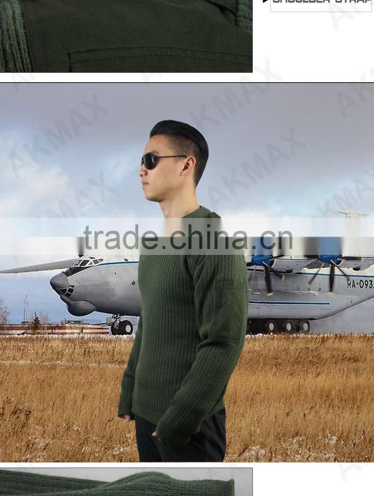 High quality knitted wool sweater for man