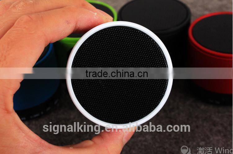Free Sample Wholesales S10 Portable Bluetooth Speaker MINI Bluetooth Speaker With TF Card and FM.