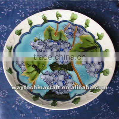 Decorative Ceramic Plate for household articles