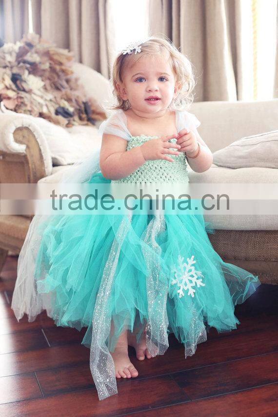 fashion frozen elsa and anna baby tutu dresses wholesale fashion tutu dress frozen baby girl wedding dress