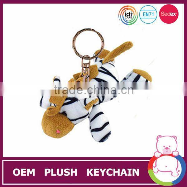 Soft stuffed amini bear custom plush keychain