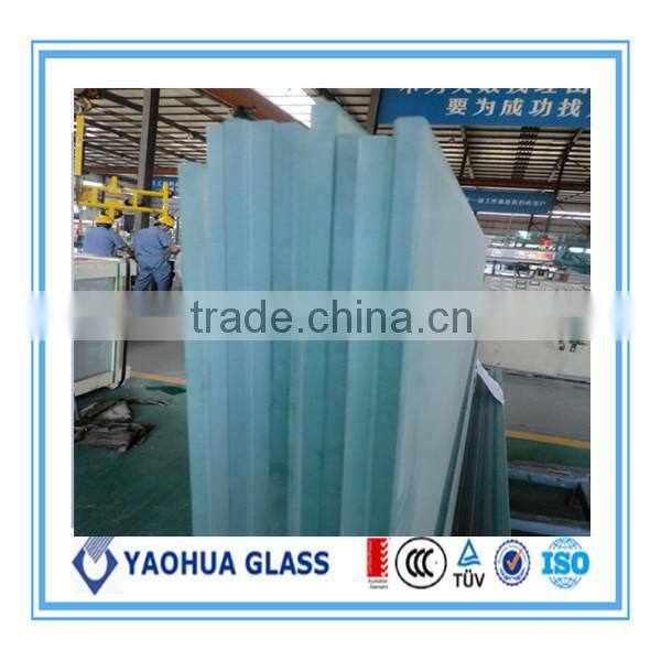 10mm sandblasting glass for door for decoration
