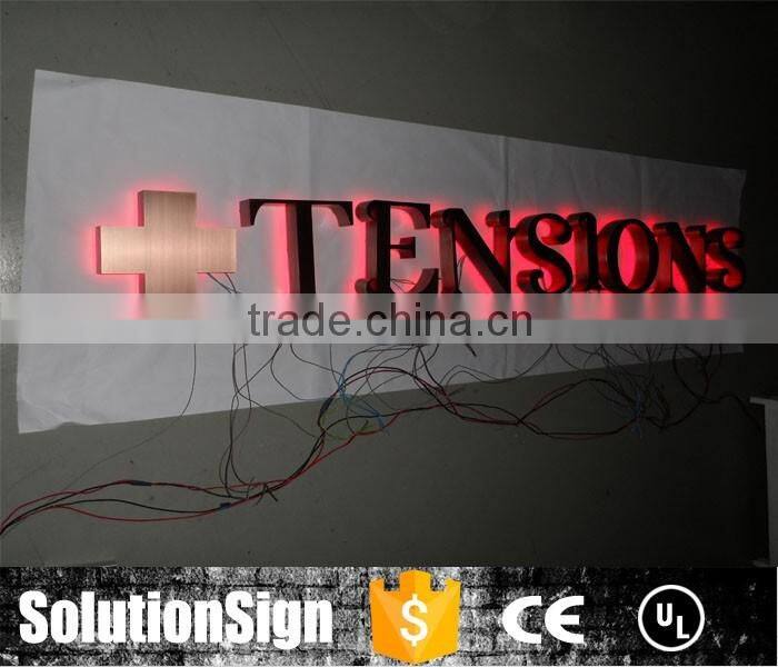 High quality 3d stainless steel signage letter sign