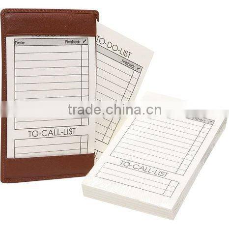 New Arrival High Quality Notepad Business PU Leather Notepad Jotter