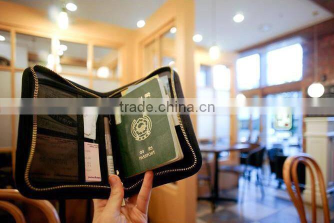 wholesale Waterproof durable carbon fiber leather passport holder