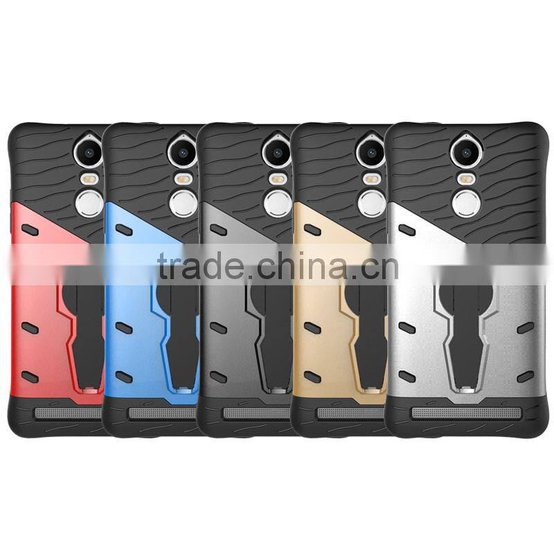 Hot Durable Armor case for Lenovo K5 Note Hybrid TPU PC Impact-resist back cover case with active kickstand