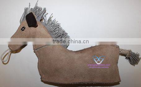 Suede Horse Shaped Toy.