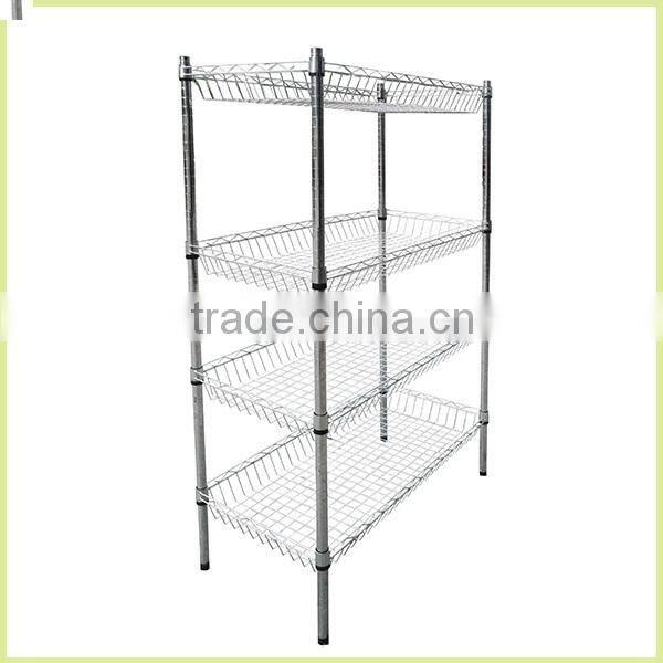 2014 metal mesh wire shelf shelves shelving