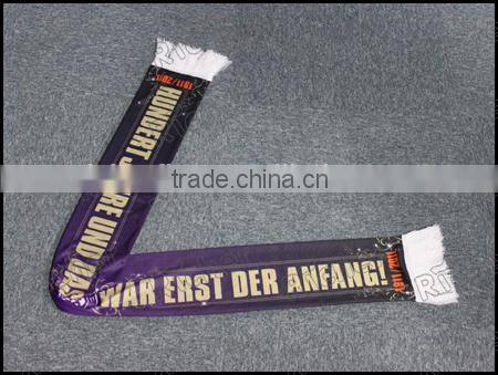 Football Promotion Custom Knitted Fan Scarf