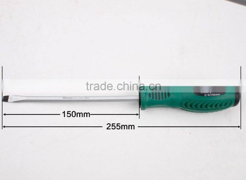 high grade screw driver with plastic handle