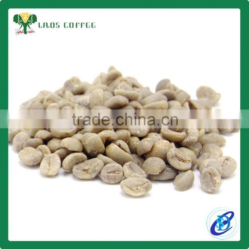 Bulk raw coffee beans, 100% Laos arabica coffee beans