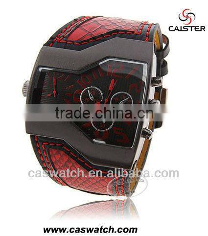 2013 New double movements double time-zone GMT sport watch